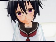 3D HENTAI POV schoolgirl rides your cock and does AHEGAO 6/16