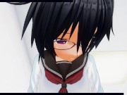 3D HENTAI POV schoolgirl rides your cock and does AHEGAO 7/16