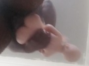 Girl Big Tits VS Big Dick Cum Gush 14/16