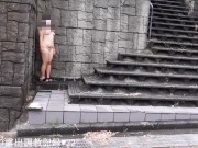 えみり 初めての昼間に野外露出 我慢しきれず道の真ん中でお漏らし　調教の様子を自ら公開します。 15/16