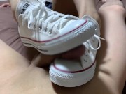 コンバース　スニーカーコキ　CUM ONTO CONVERSE SNEAKERS 10/16