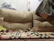 Похотливая, невинная, рыжая школьница читает Есенина и мастурбирует свою узкую попку 16/16