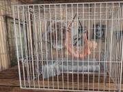 Bondage Cage BDSM in Pantyhose 6/16