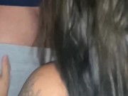 My wife’s sister sucks my dick before my wife gets out of the shower 7/16