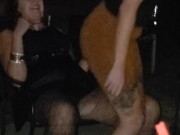 Kate gets birthday lap dance from a friend 12/16