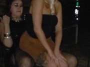 Kate gets birthday lap dance from a friend