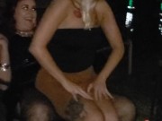 Kate gets birthday lap dance from a friend 6/16