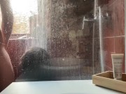 Fucks his Latina Japanese roommate at the shower - window open so neighbors can see 10/16