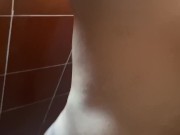 Fucks his Latina Japanese roommate at the shower - window open so neighbors can see 14/16