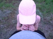 18yo slut gets fucked out in the fields and nearly got caught twice, facial 2/16