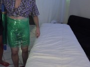 We gotta wrap it up, or it ain't gonna happen. Covid Plastic Wrap Shenanigans Part 1 2/16