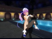 3D HENTAI Minato Aqua Pool Fuck and Cum 13/16