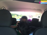 EP.1 (เสียงไทย) ไปส่งไม่ถึงที่โดน Grab จับอมควยซะก่อน Thai Grab Car Blowjob 12/16