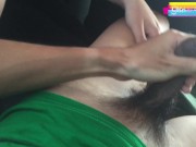 EP.1 (เสียงไทย) ไปส่งไม่ถึงที่โดน Grab จับอมควยซะก่อน Thai Grab Car Blowjob 14/16