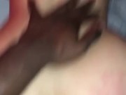 Slim thick Latina teen taking BBC handprints on fat ass 16/16