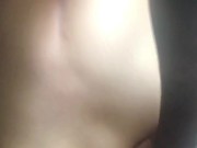 Hot Petite Latina fucks BBC & makes him nut so fast he cumshots on her back 5/16