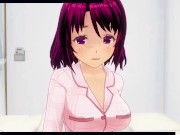 3D HENTAI in pajamas masturbates before bed 5/16