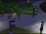 Porn at the disco on the bench. Threesome gangbang | Porno Game 3d, cartoon porn games 7/16