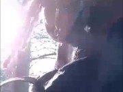 Cock Worshiping Gizzy Gobbler by the Lake ends with Cumshot in her mouth. 13/16