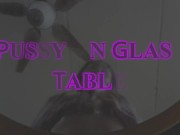 Boobs on Glass Table 1/16