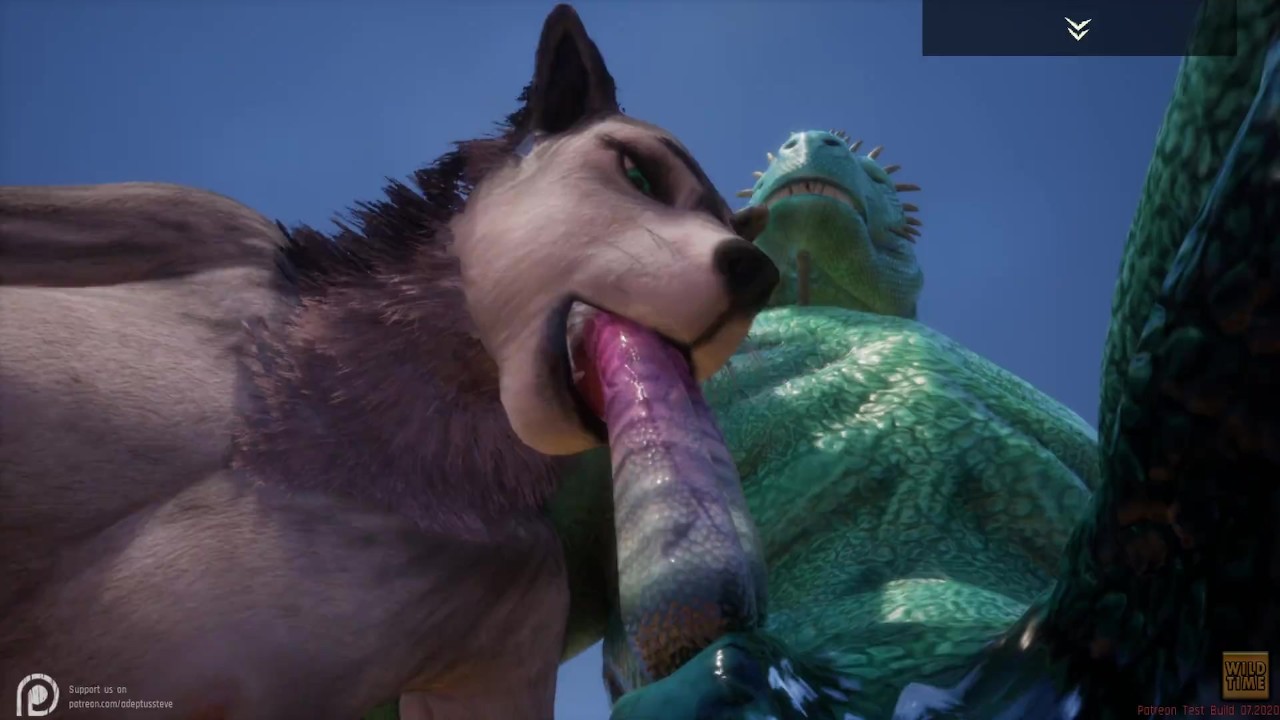 Wild Life / Scaly and Furry, Hot Wolf girl Fucks with Lizard - RedTube