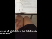 Saras Adventures 5.1 - Studying once again with full bladder and damp panties 3/16