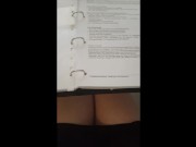 Saras Adventures 5.1 - Studying once again with full bladder and damp panties 4/16