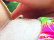 Текущая Мокрая Киска на Публике 10/16