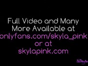 Skyla Pink slut stripping at the bar 16/16