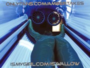 Getting wet in tanning salon 1/16