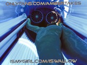 Getting wet in tanning salon 4/16