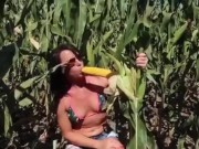 Riley Jacobs back at it checking the corn 7/16