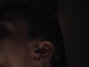 I give My Cock Worshiping Cyberpunk CyrberSlut Female Orgasm as I fuck her face.  3/16