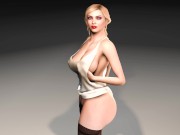 Slim Blonde Ass Grows into a PAWG - Huge Booty Butt Expansion 5/16