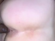 Bull impregnated her cause sissy hubby owed him $5 9/16