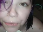 Daddy rewards kitten with piss in her mouth & her licking his feet (3 sessions) 15/16
