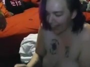 Daddy rewards kitten with piss in her mouth & her licking his feet (3 sessions) 7/16