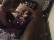 HUSBAND TELLS NYMPHO WIFE ABOUT HIS CUM TRIGGERING NONSTOP ROLLING ORGASMS 1/16