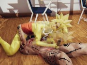 Lisa Simpson Grown Up BJ, 69. Doggy, DP (Japanese Voice) 2/16