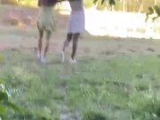 Milu Blaze and I get CAUGHT kissing & flashing in a public park! 16/16