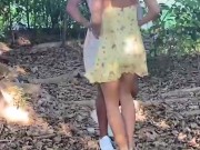 Milu Blaze and I get CAUGHT kissing & flashing in a public park! 2/16