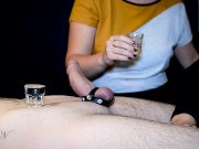 Lady N - Teasing game: DO NOT MOVE! | Ruined cumshot & post orgasm torture 3/16