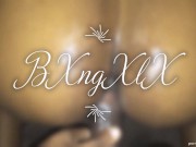 Ebony Teen Twerk On BBC Doggystyle, I Cum on Her Big Ass 1/16