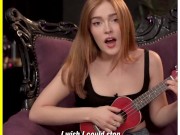 DORCEL INTERVIEW - Jia Lissa sing her song and playing the ukulele 12/16