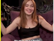 DORCEL INTERVIEW - Jia Lissa sing her song and playing the ukulele 2/16