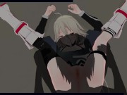 3D HENTAI Vocaloid IA agreed to fuck after the concert 10/16