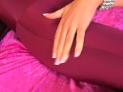 A phonecall you WONT forget.. jerk off instructions in my TIGHT leggings 2/16