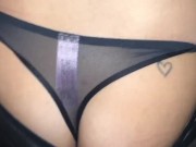 Best ass in leather pant get out and tight pussy get fingered and fucked by big dick 6/16