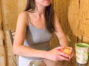 Брат и Сводная Сестра Помогли Друг Другу в Скучный Вечер. Русское Любительское с Разговорами 3/16