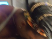 Sloppy Ebony deepthroat 4/16